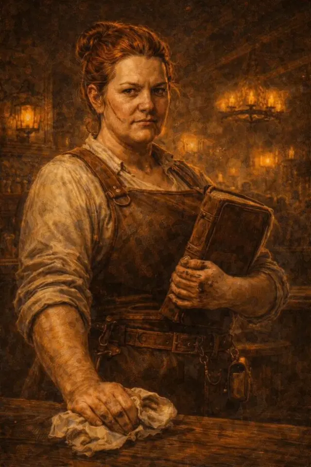 Bessa Thornwall, barmaid and bookkeeper