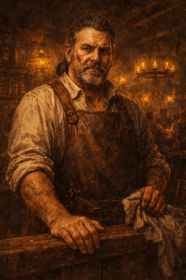 Mordecai Ashburn, landlord of The Dragon's Jaw